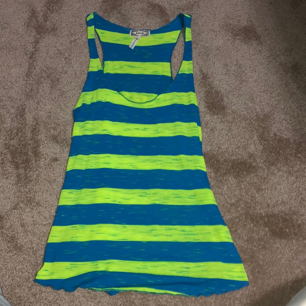 Cute striped tank top!
